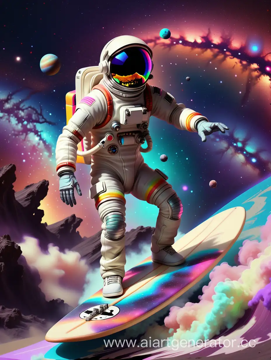 Colorful-Cosmos-Daring-Astronaut-Surfing-the-Milky-Way