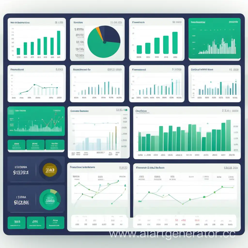 financial data dashboard