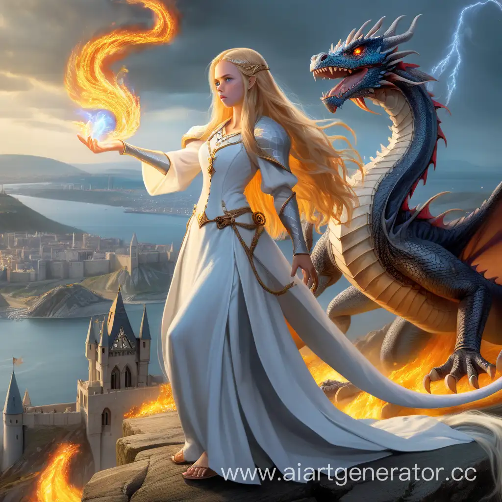 Enchanting-Sorceress-with-Dragon-Powers-Overlooking-a-Ravaged-City