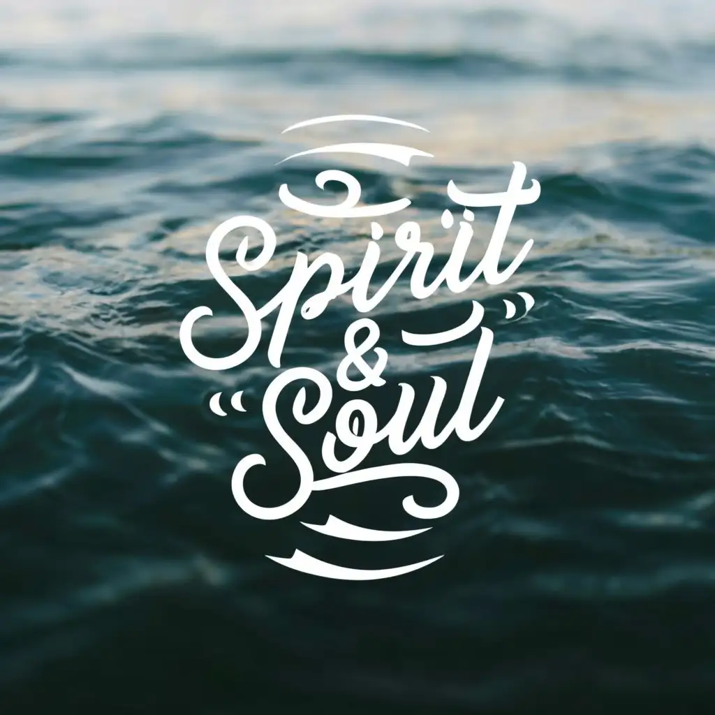 LOGO-Design-For-Spirit-Soul-Fashion-Serene-Water-Theme-with-Elegant-Typography