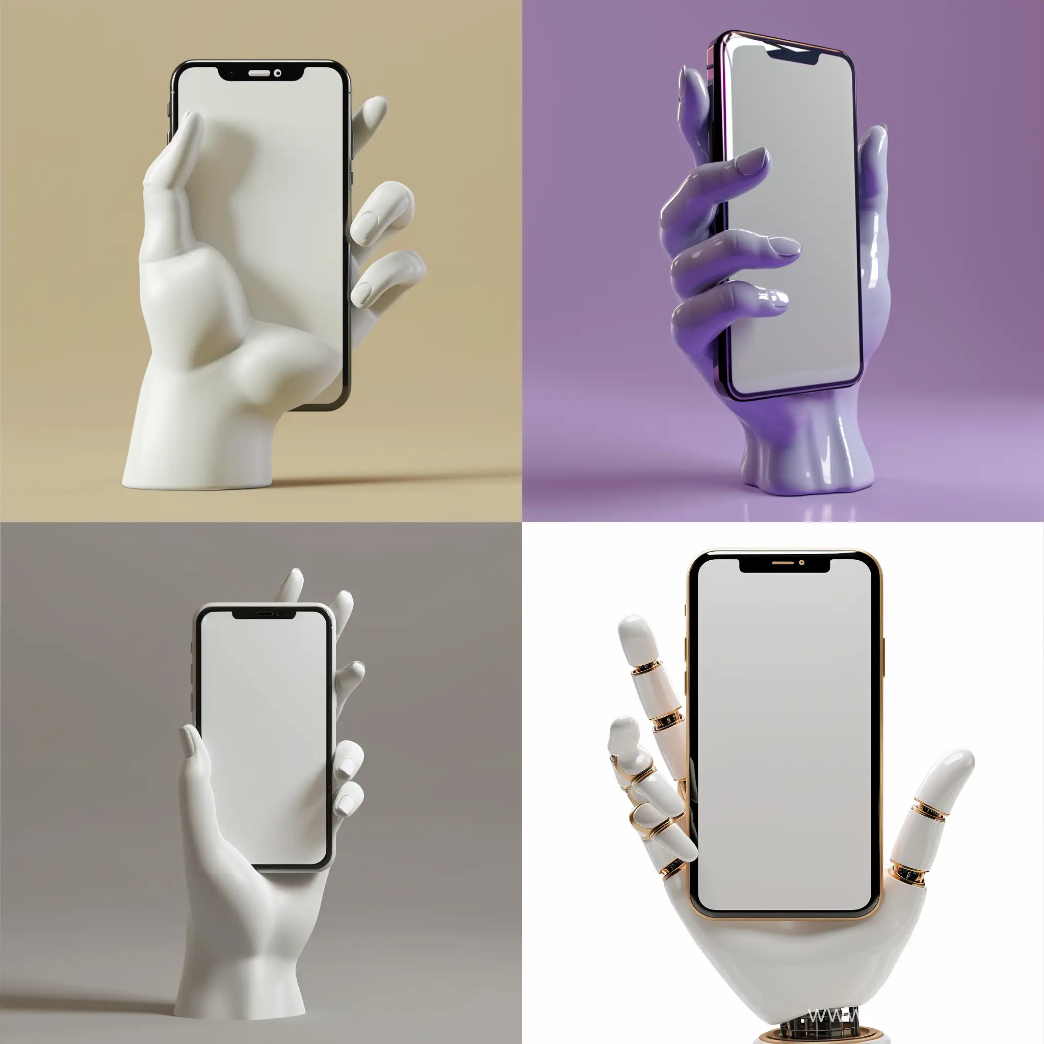 Digital-Connection-3D-Hand-Holding-Phone