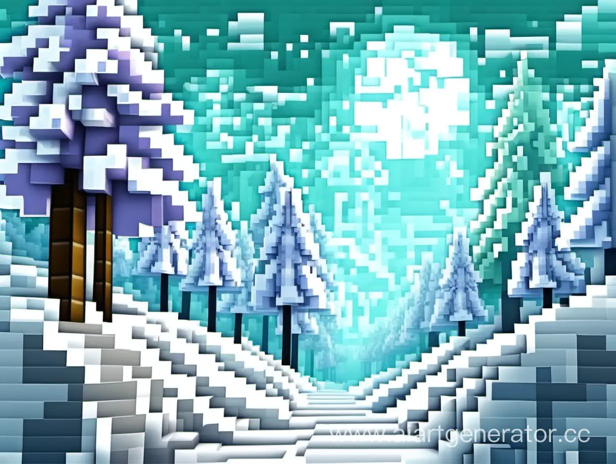 MinecraftInspired-Winter-Wonderland-Banner