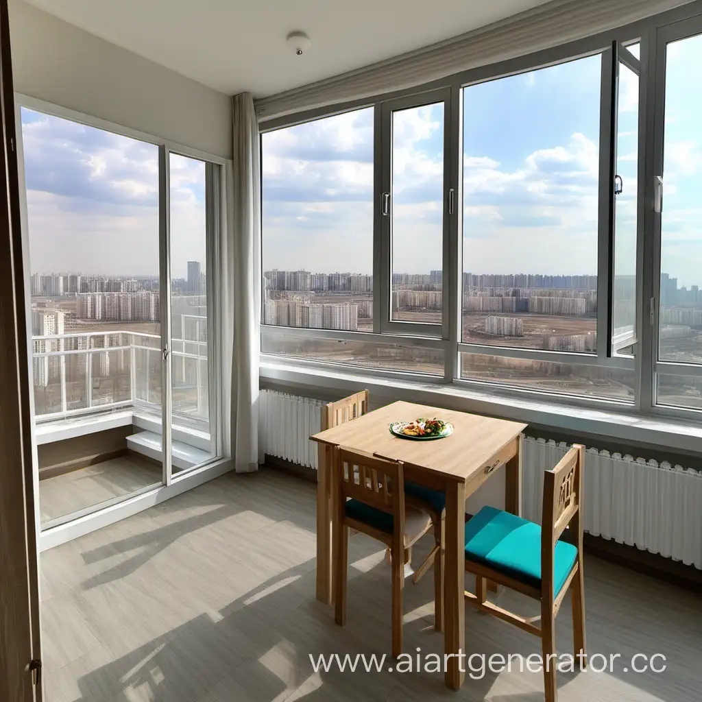 Cozy-Studio-Apartment-with-Panoramic-View-of-Kostanay