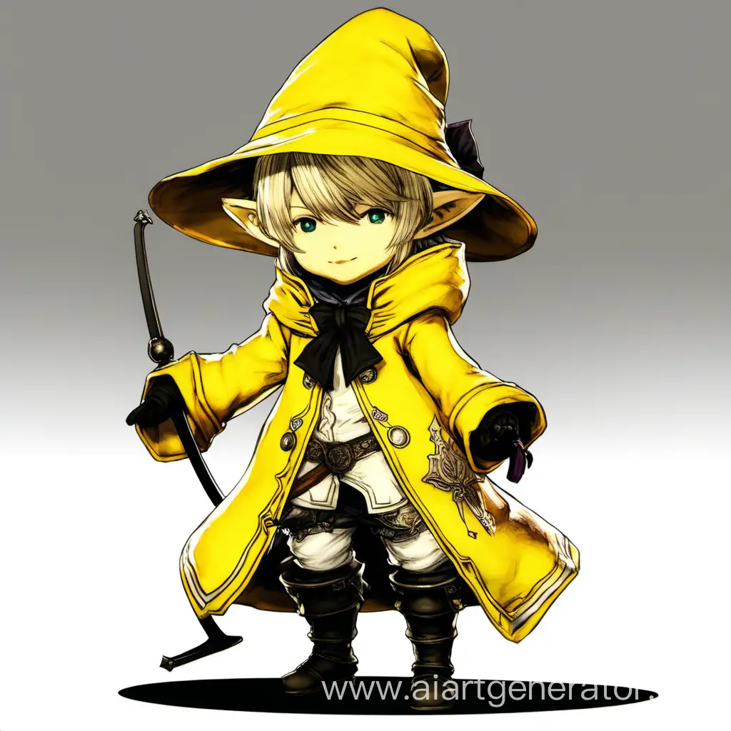 Lalafell-Archer-in-Vibrant-Yellow-Ensemble