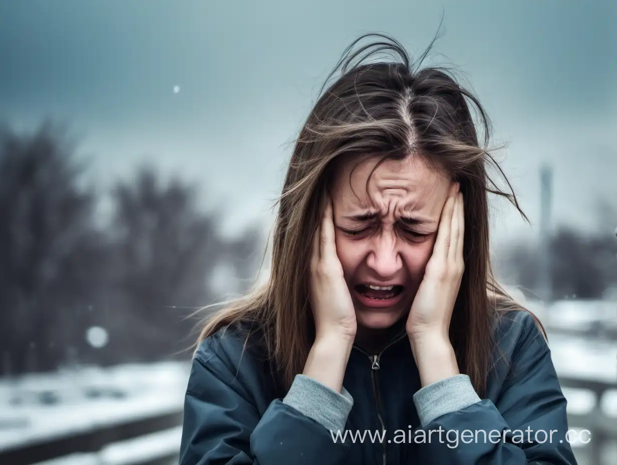 Stressed-Girl-in-Serene-Weather-Holding-Her-Head