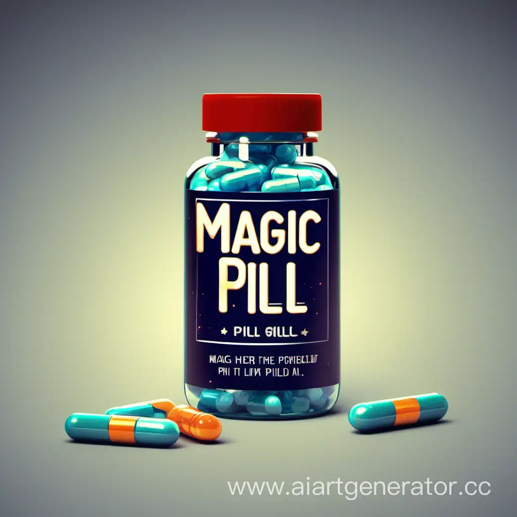 Colorful-Magic-Pill-with-Sparkling-Effects