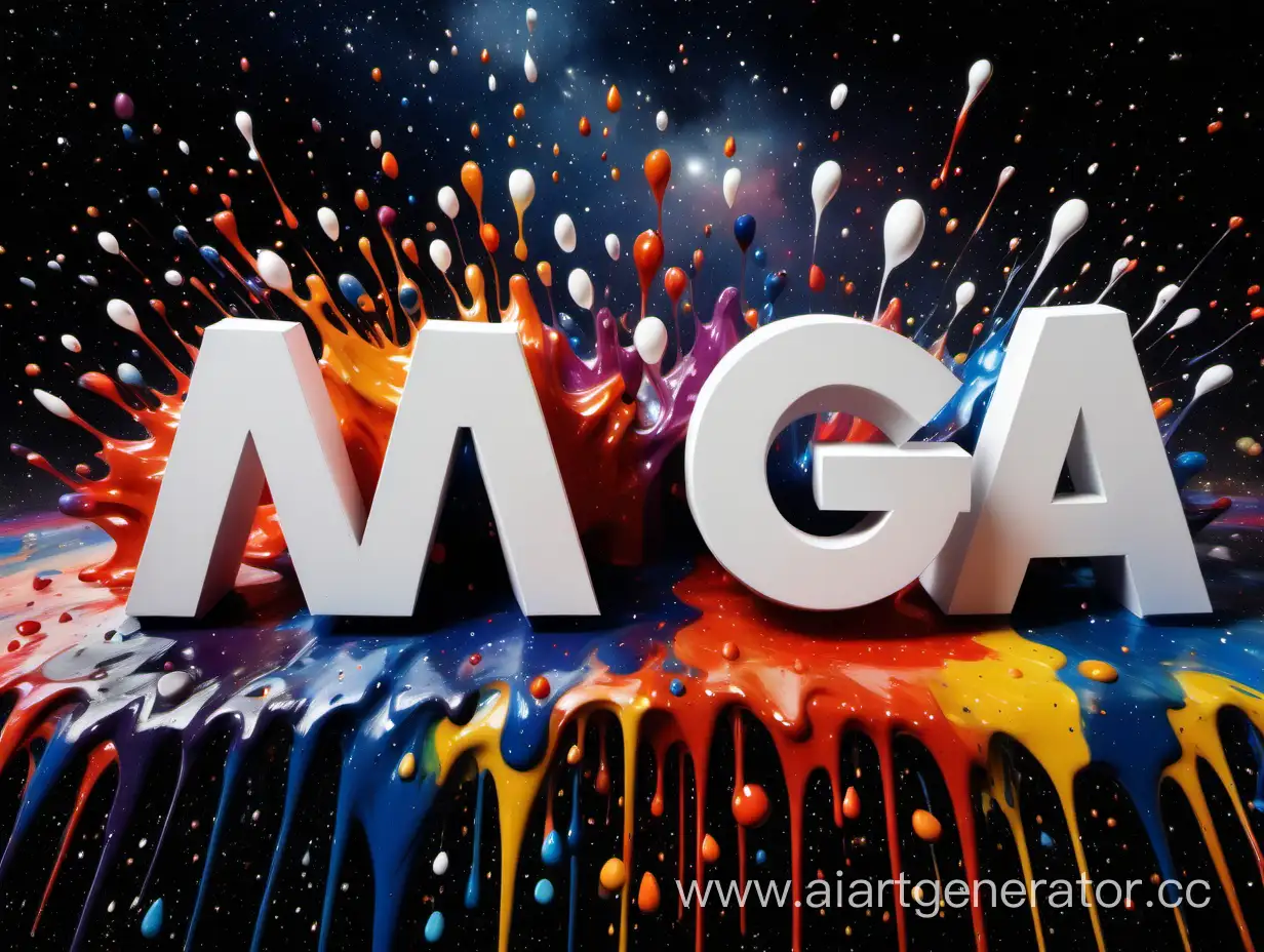 Colorful-Paints-Flowing-Around-White-Letters-MG-in-Space