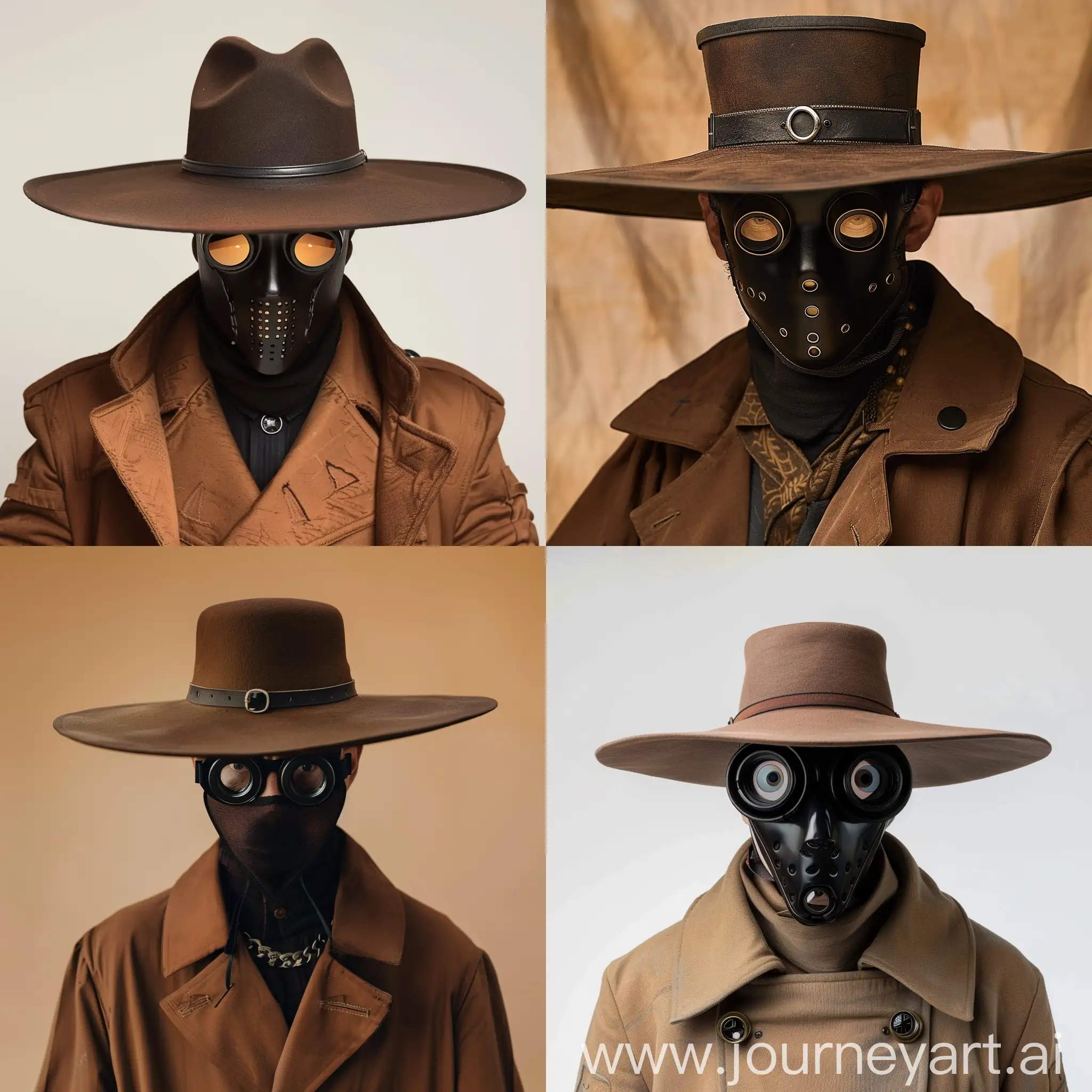 Mysterious-Man-in-Black-Mask-and-Brown-WideBrimmed-Hat-and-Coat