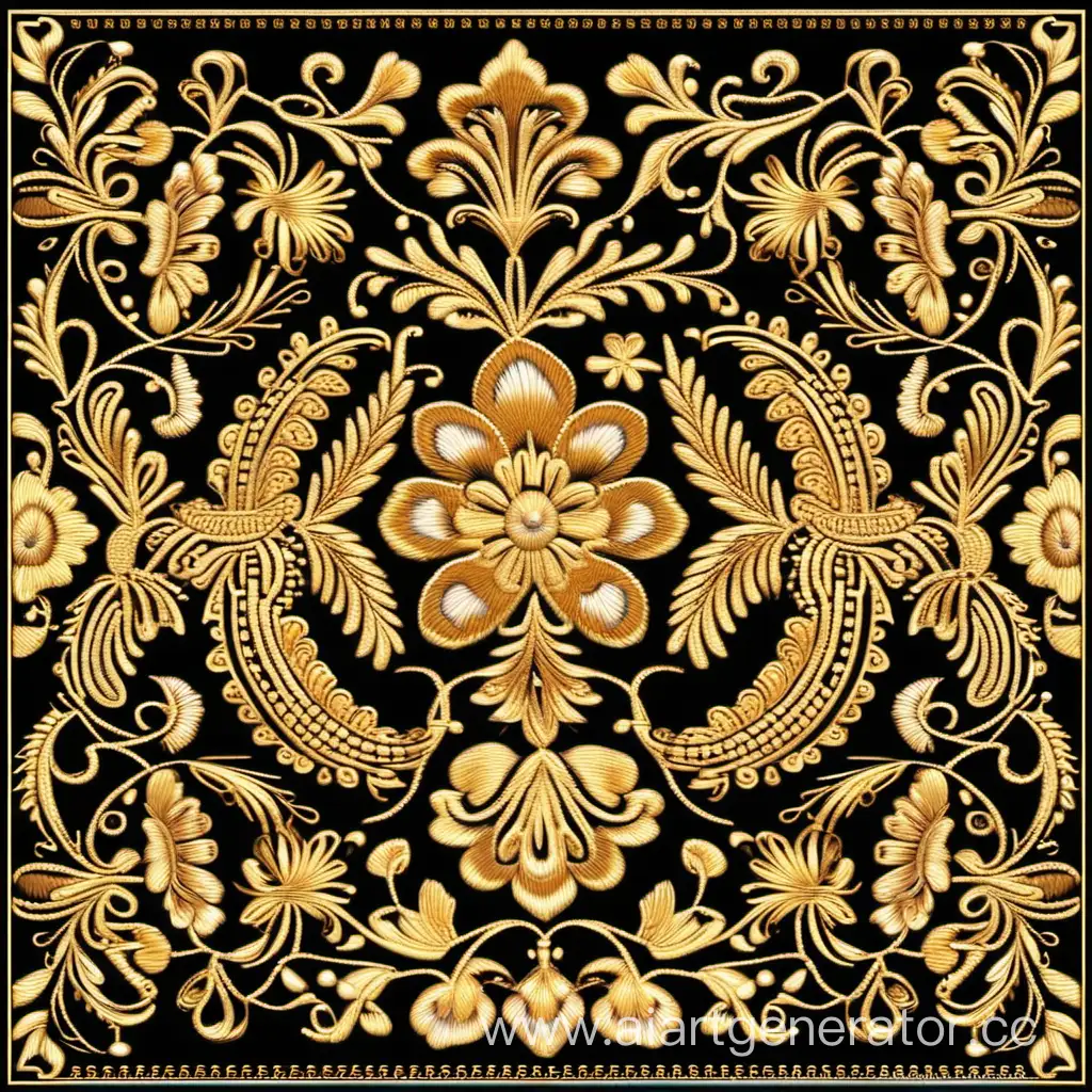 Intricate-Russian-Golden-Embroidery-Pattern-Ornate-Traditional-Design