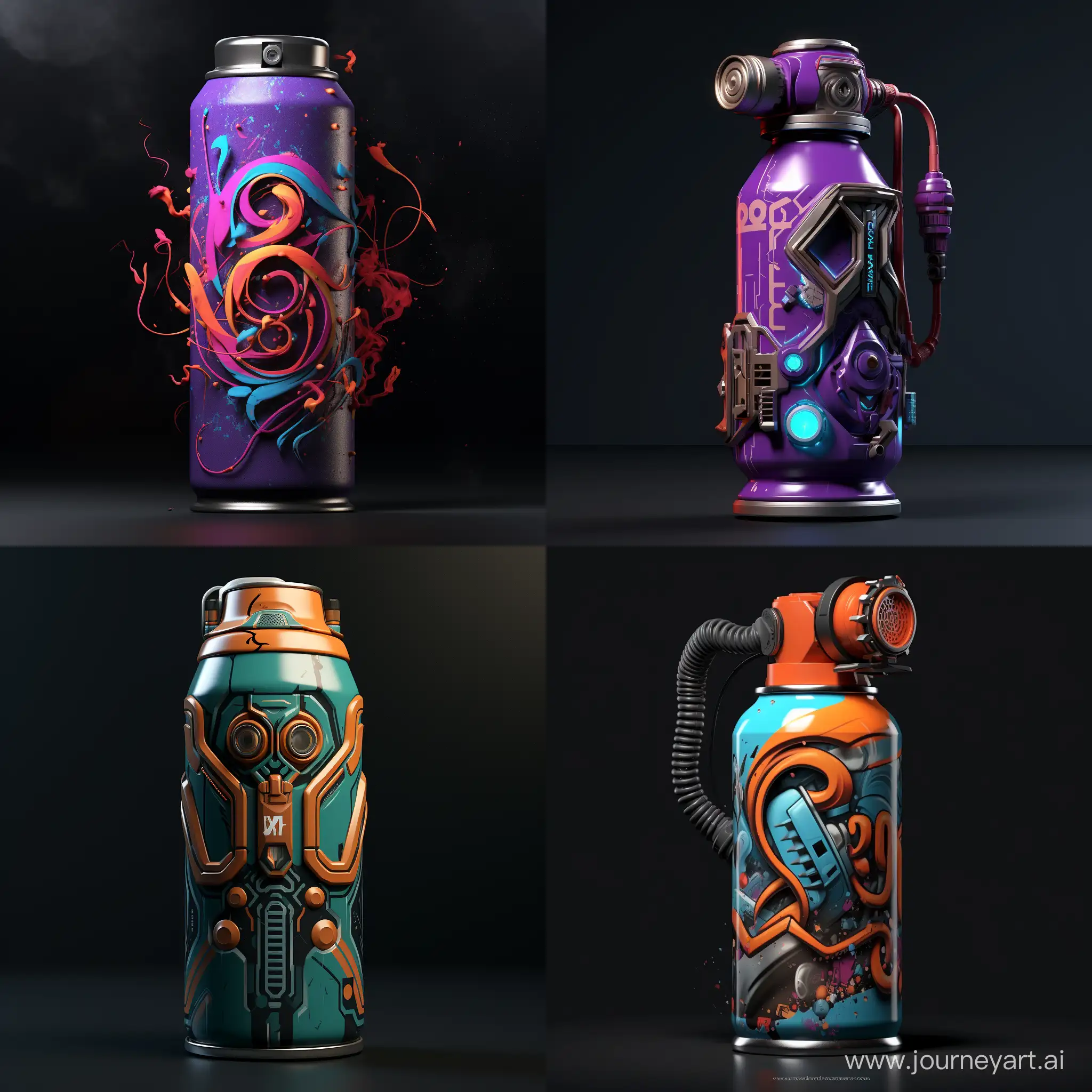 Design a spray can