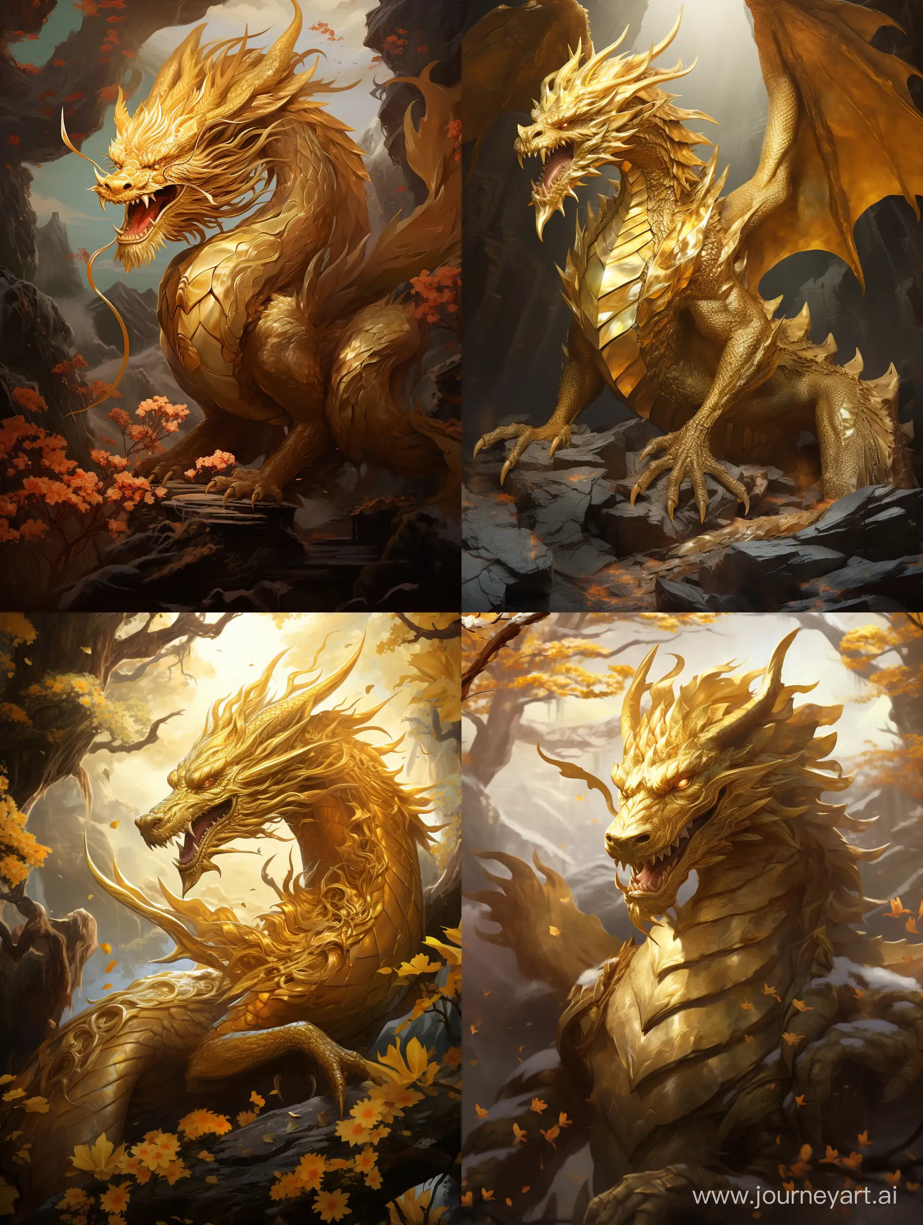 Majestic-Golden-Dragon-Artwork-with-a-34-Aspect-Ratio-Enchanting-Fantasy-Creature