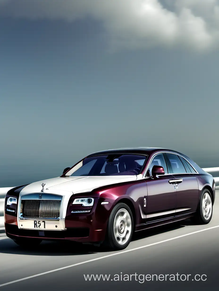 Luxurious-RollsRoyce-Ghost-in-Elegant-Urban-Setting