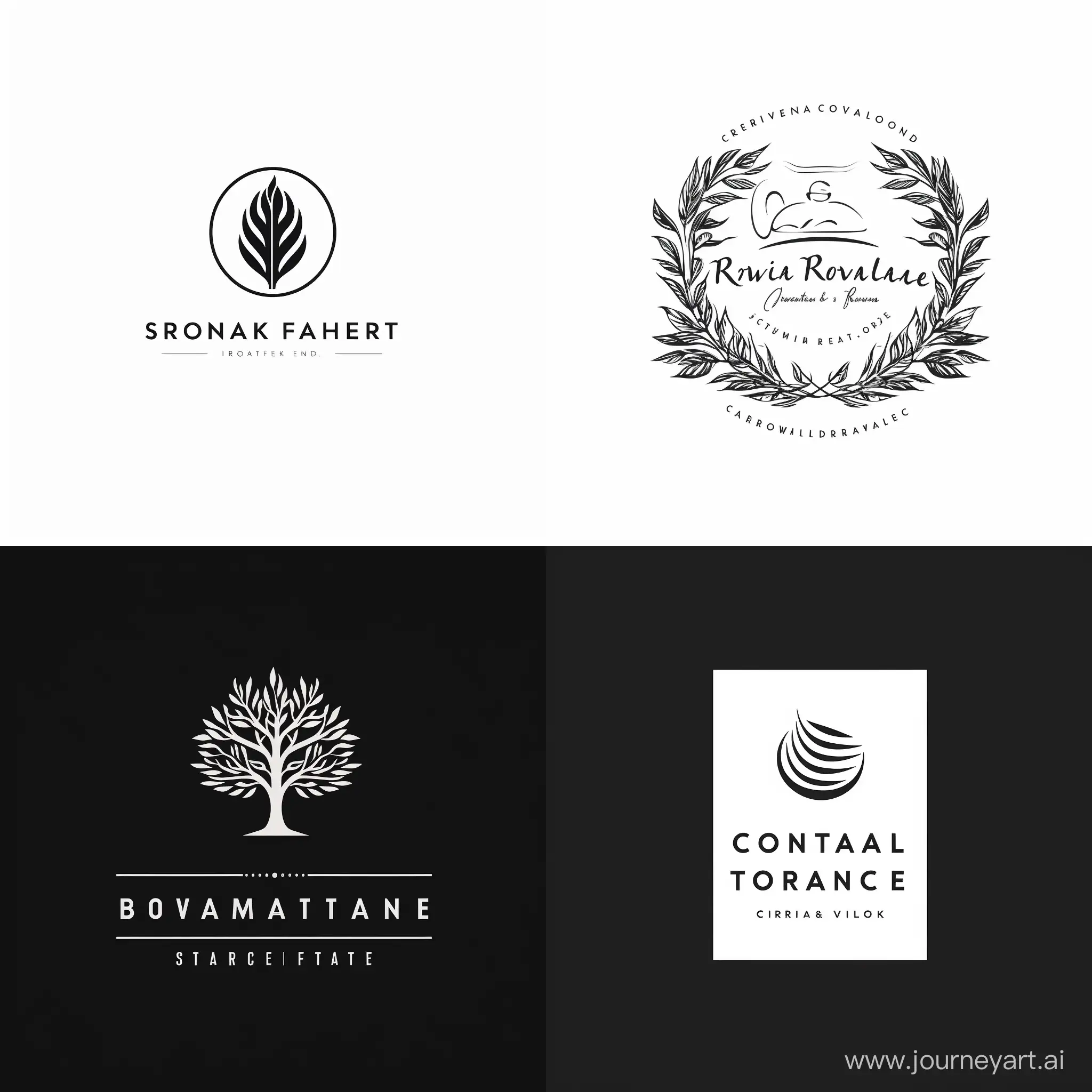minimal logo for coffee roastering brand, minimal design, meaningful concept, black and white