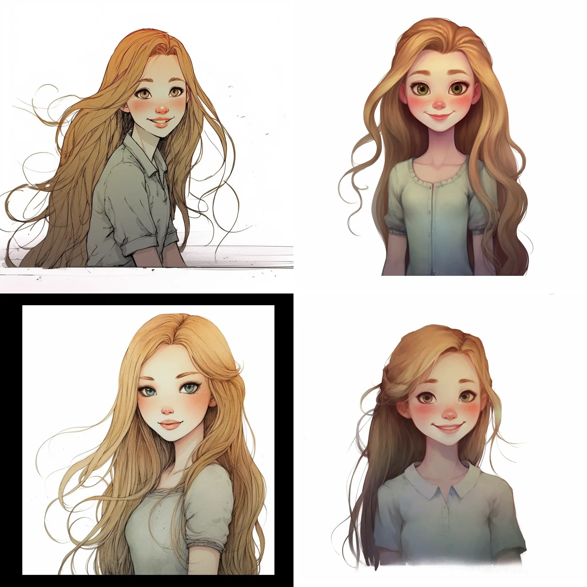 Joyful-Freckled-Blonde-Girl-Smiling-Portraiture