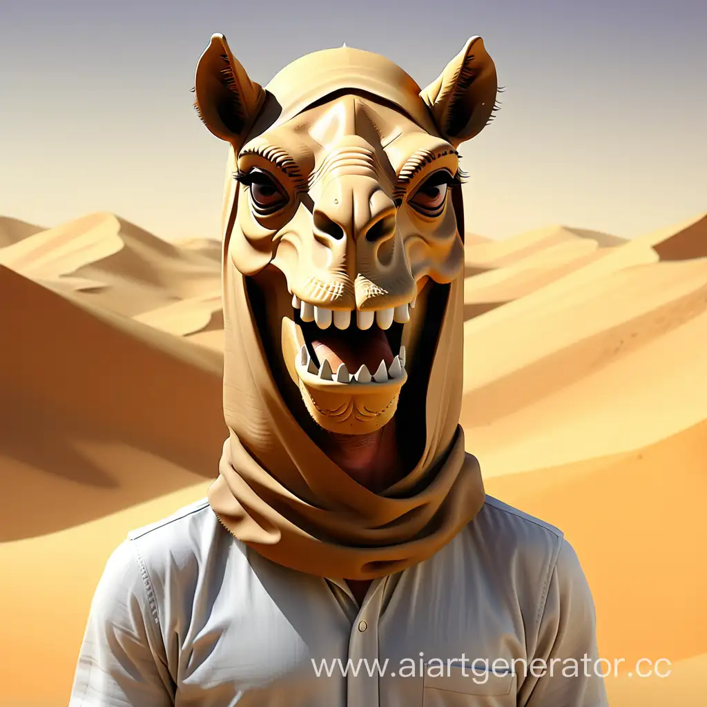 Person-Wearing-Camel-Head-Mask-for-Quirky-Costume-Party