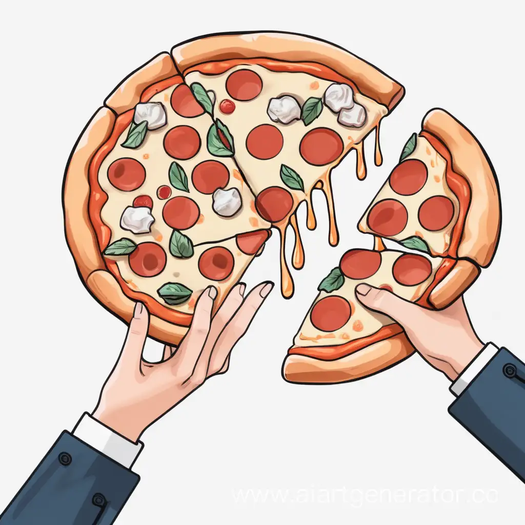 Enjoyable-Moment-Two-Hands-Sharing-a-Delicious-Pizza