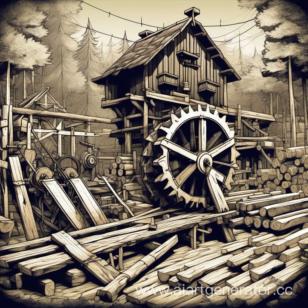 Illustrated-Sawmill-Scene-in-Gaming-World-Style