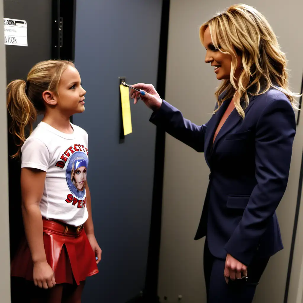 Detective Olivia Benson Meets Young Britney Spears Backstage