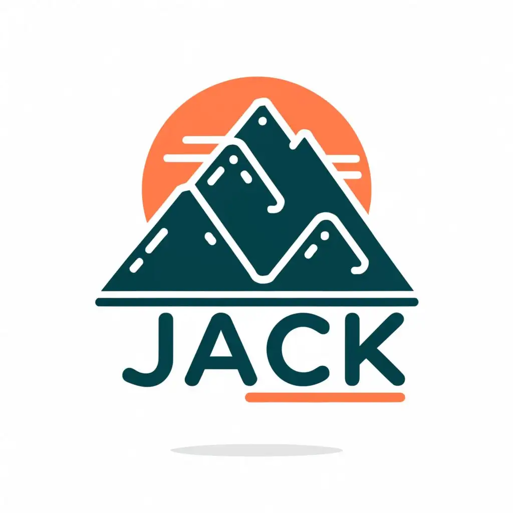 logo, Mountain, with the text "JAACK", typography, be used in Nonprofit industry