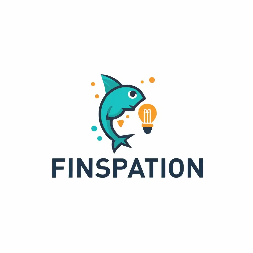 a logo design,with the text "Finspiration", main symbol:Finspiration,Moderate,be used in Retail industry,clear background