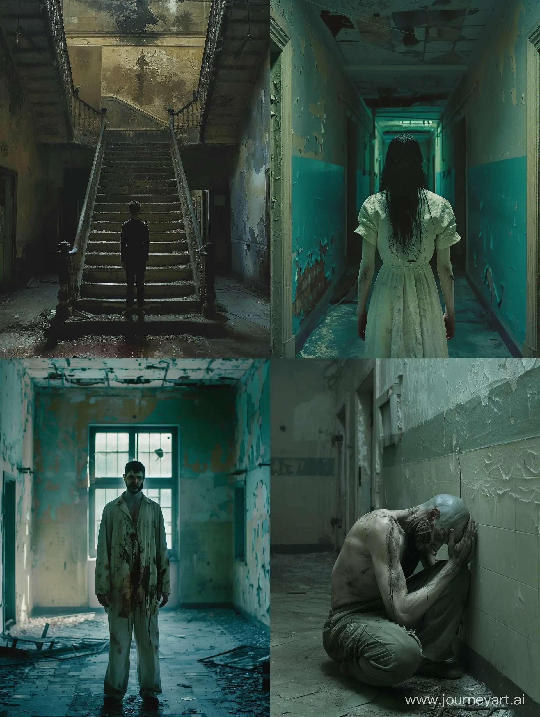 The Possessed Victim, Psychological Manipulation, Abandoned Asylum, Gaspar Noé's Disturbing and Unsettling Cinematography, psychological horror
