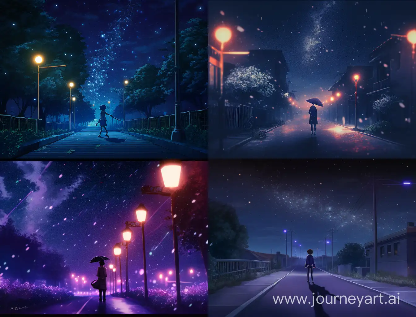 Lonely-Night-Stroll-A-Boy-Amidst-Starlit-Shadows