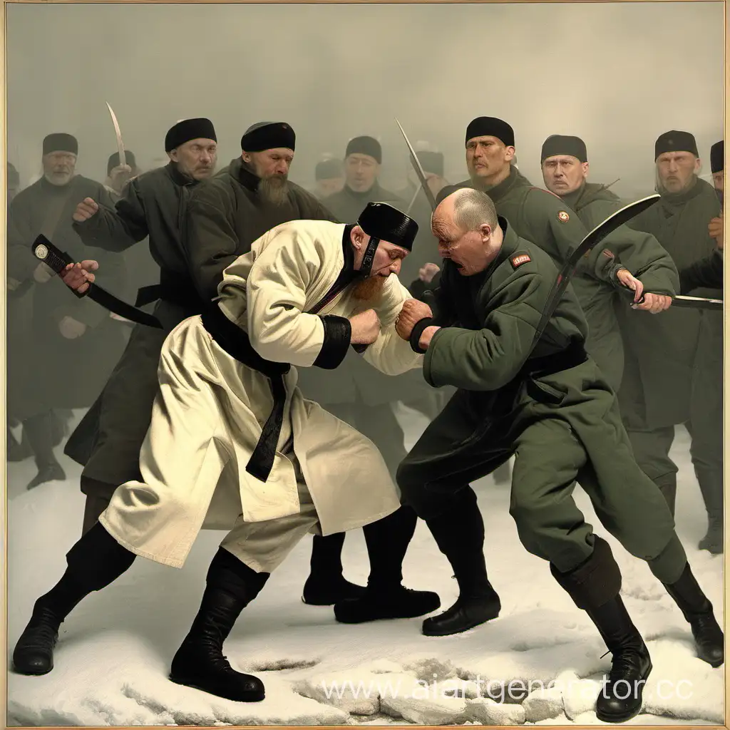 Slawomir Mentzen fighting Russians