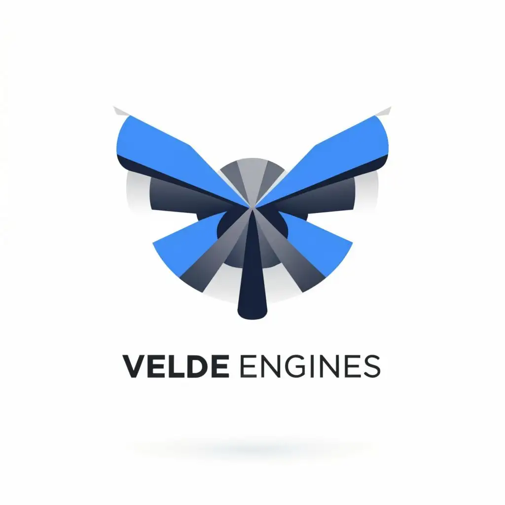 a logo design,with the text "Velde Engines", main symbol:Aerospace, be used in Technology industry