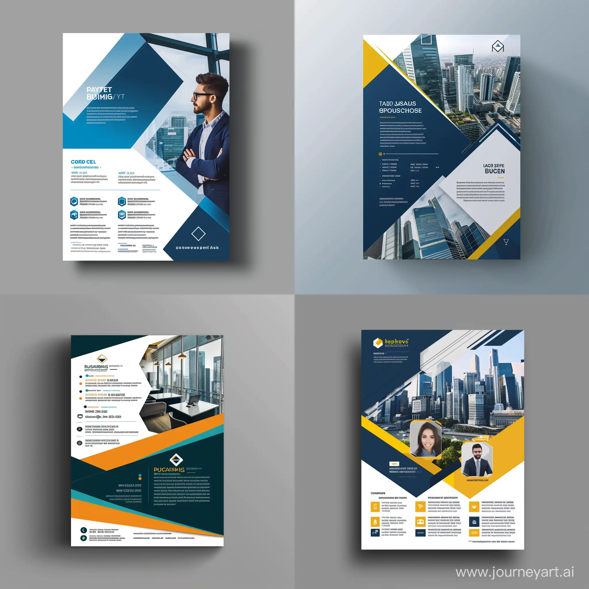 design corporate professional business flyer