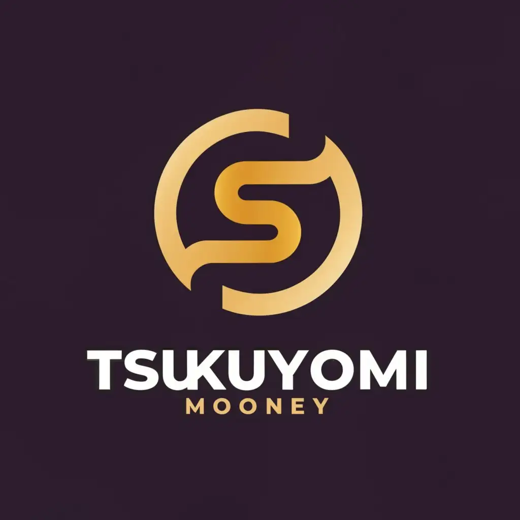 a logo design,with the text "Tsukuyomi Money", main symbol:Money, wealth, cryptocurrency,Minimalistic,be used in Finance industry,clear background