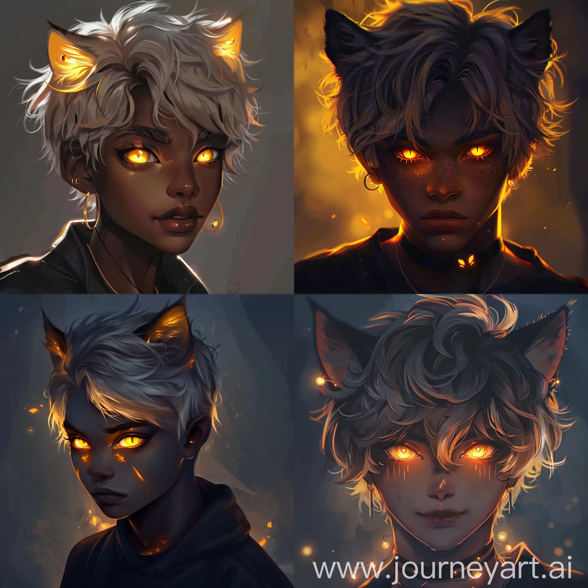 Handsome-Boy-with-Cat-Ears-and-Glowing-Yellow-Eyes