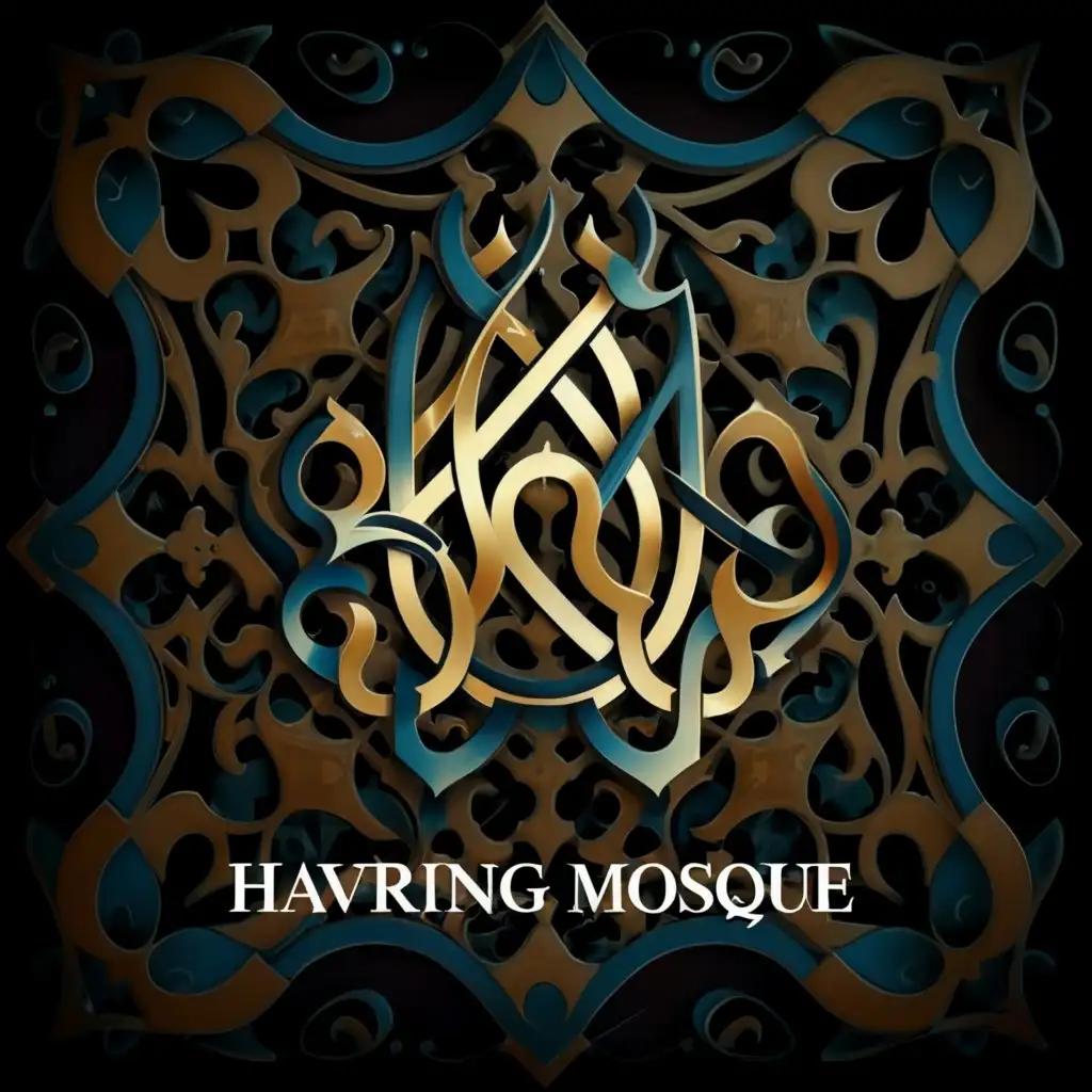 a logo design, with the text Havering Mosque, main symbol: We are a mosque based in the UK and our current logo resembles an 'M' which some people say looks similar to a fast food restaurant. We would like to keep the colour scheme and font the same as our original logo attached. The new logo should have an Islamic feel and have an upmarket feel using colour code (0054AA), Moderate, for use in the 0 industry, with a clear background,feel islamic