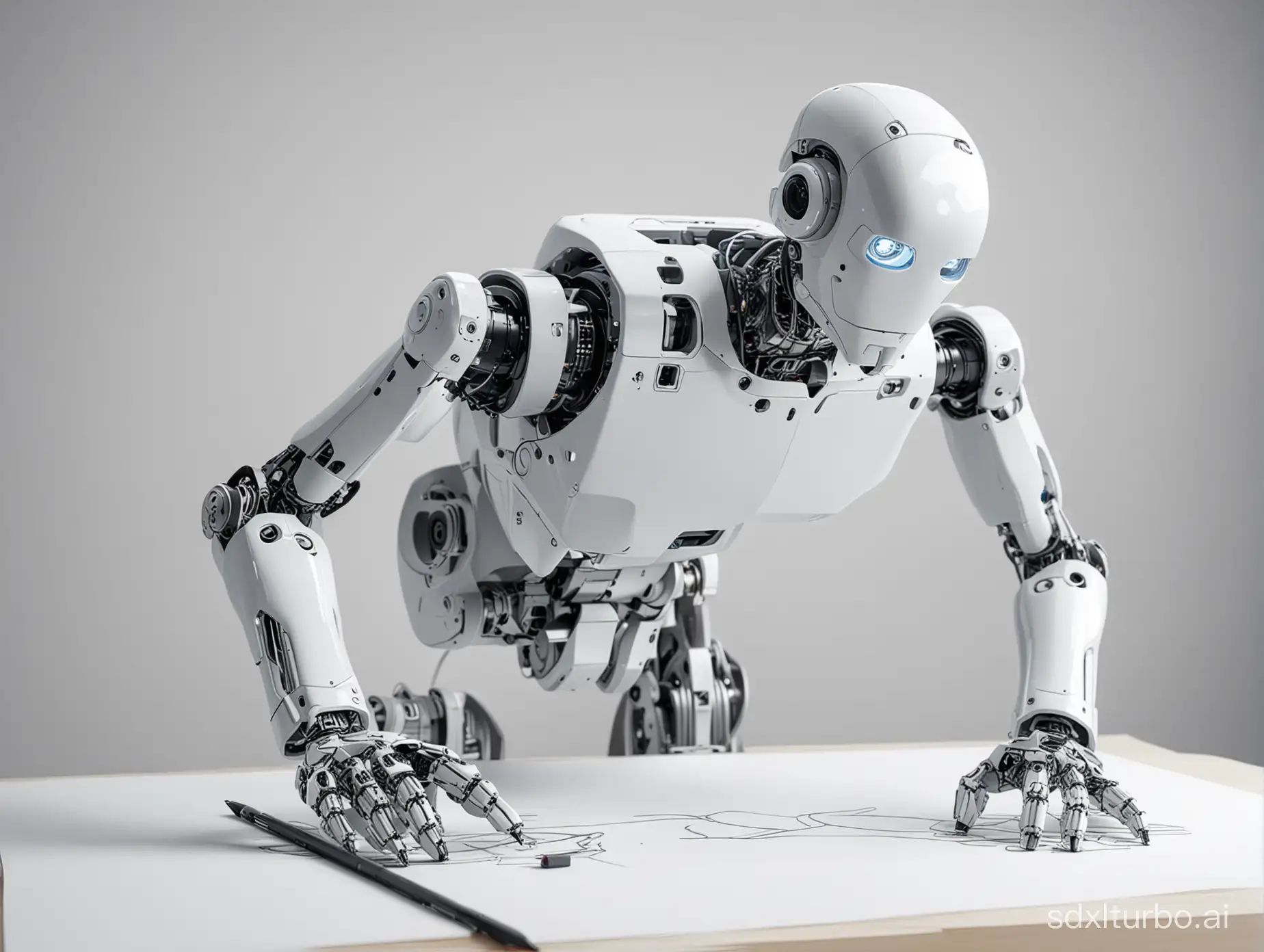 AI-Robot-Creating-Robotic-Artwork
