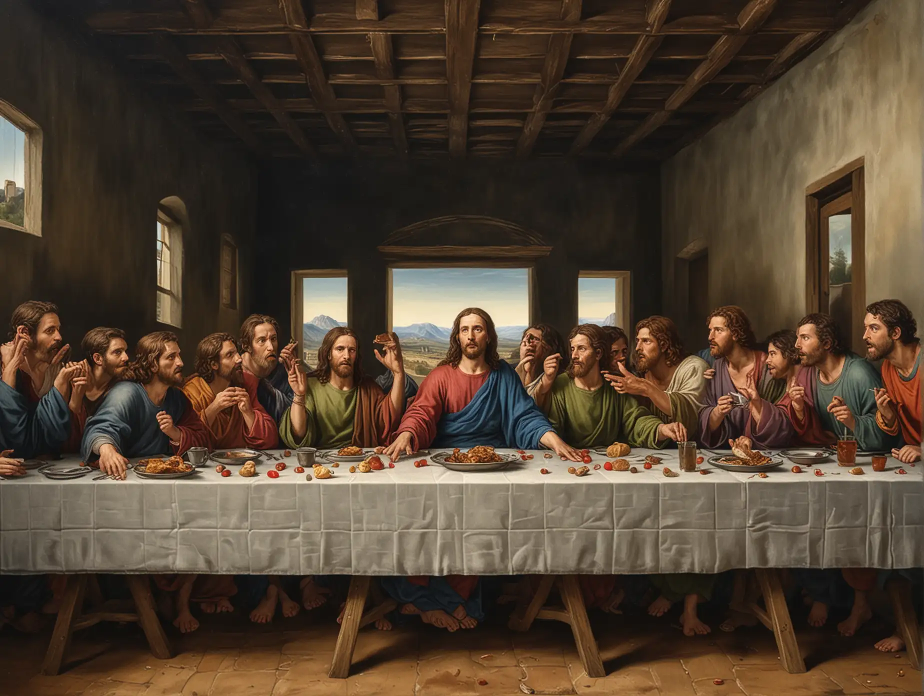 Iconic Depiction The Last Supper by Leonardo da Vinci