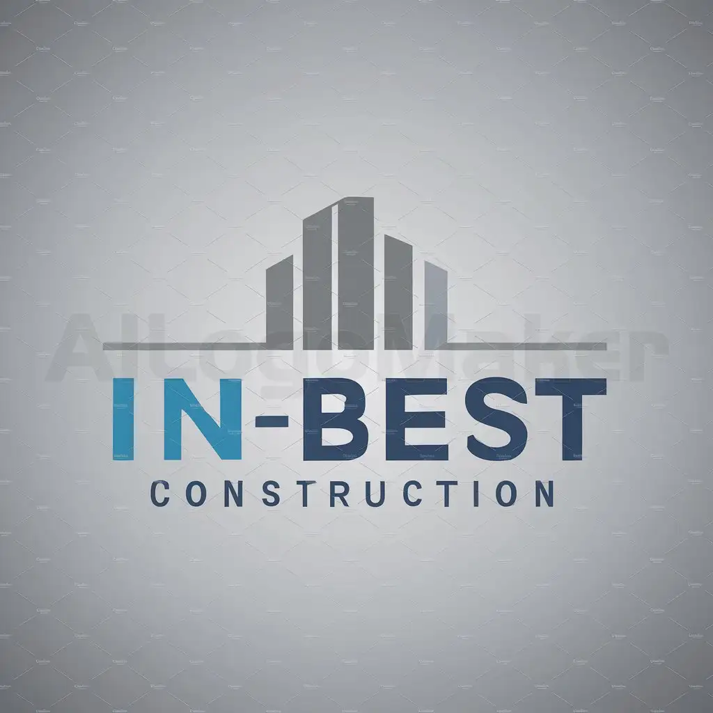 LOGO-Design-For-inBest-Construction-Simple-Initials-with-a-Construction-Theme