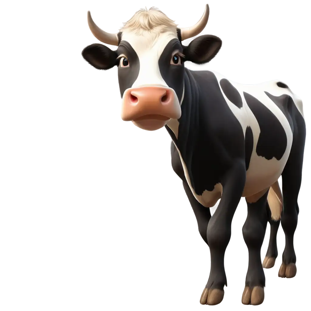 Animated Dairy cow