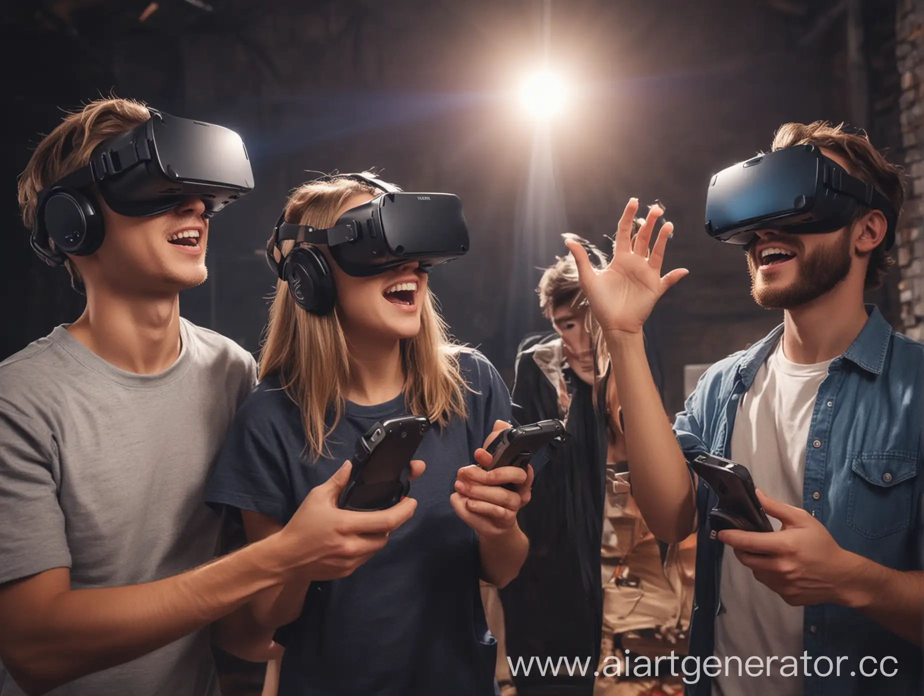 Невероятные приключения в виртуальной реальности с друзьями