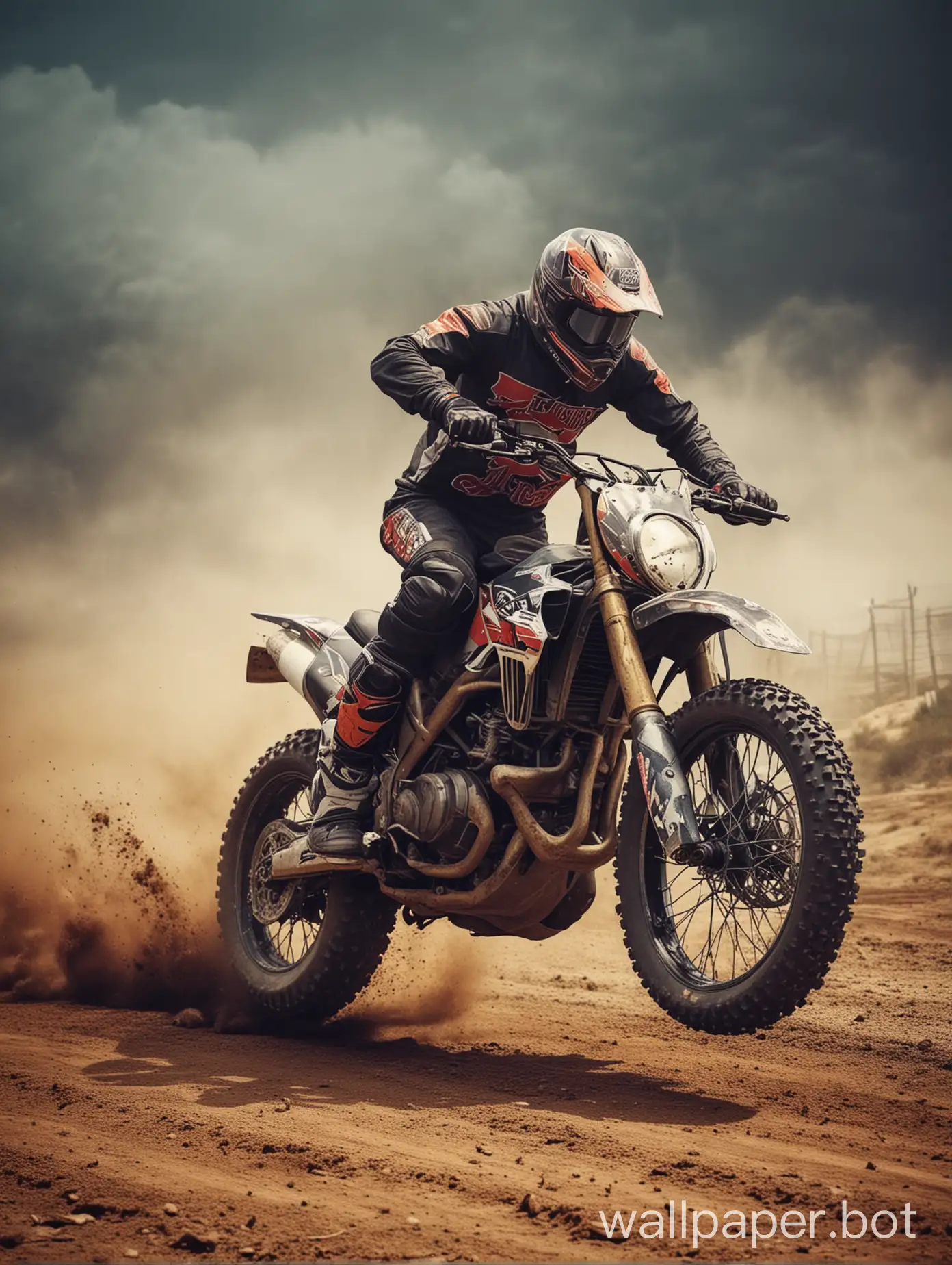 Motocross-Racing-Poster-Background