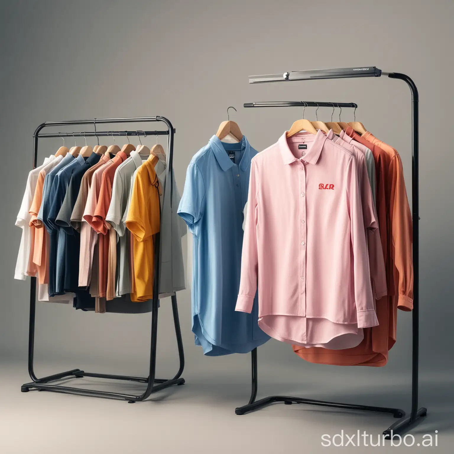 branded clothes displaying in smartphone