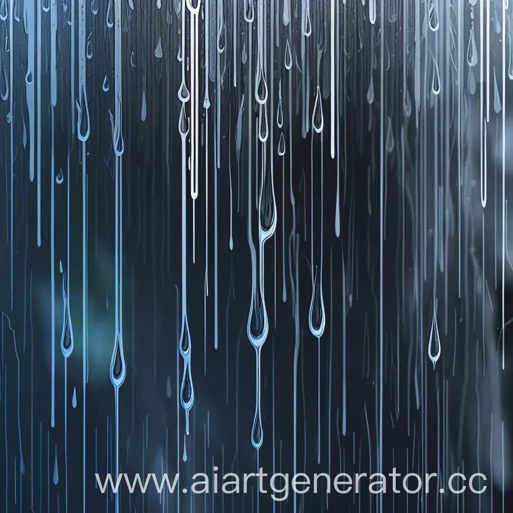 Abstract-Rain-Graphics-Colorful-Blur-of-Cascading-Water-Droplets