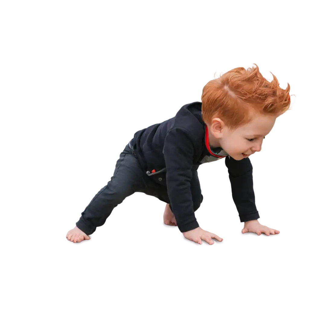 Boy with red hair