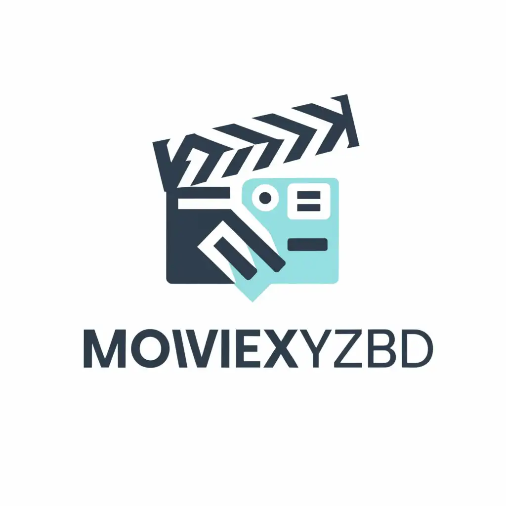 a logo design,with the text "Moviexyzbd", main symbol:Movie,Moderate,be used in Entertainment industry,clear background