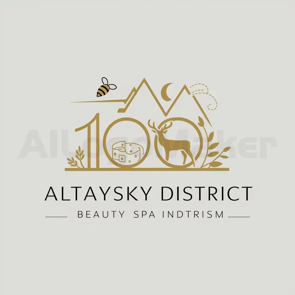 LOGO-Design-For-Altaysky-District-Celebrating-100-Years-with-NatureInspired-Elegance