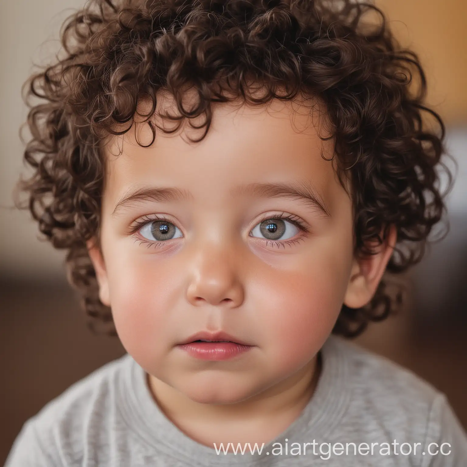 CurlyHaired-TwoYearOld-Boy-with-Heterochromia-and-Chubby-Cheeks