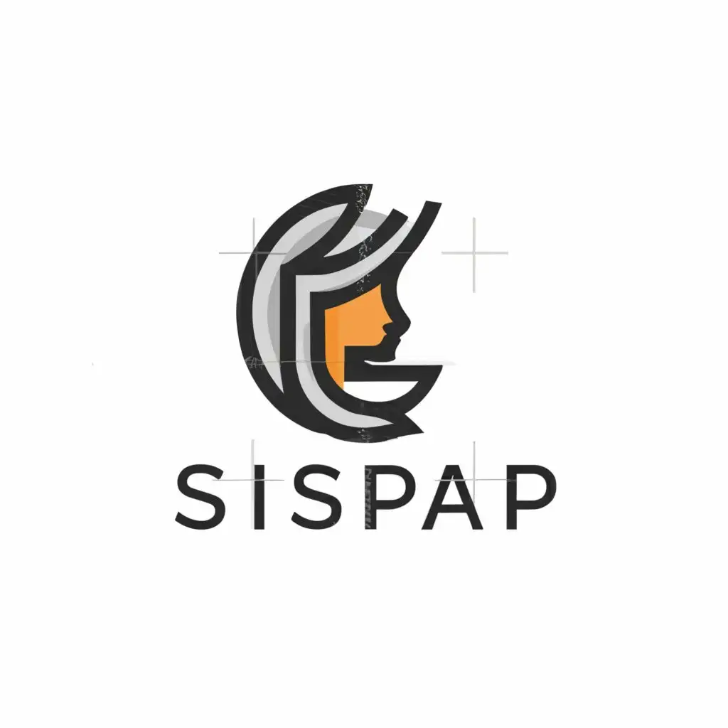 a logo design,with the text "sispap", main symbol:women,Moderate,be used in no industry,clear background
