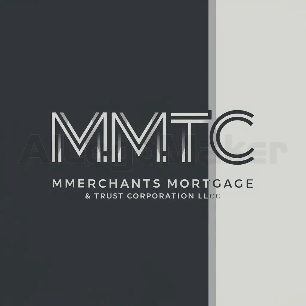 a logo design,with the text "MMTC", main symbol:modern Logo Design Brief,I am looking for new logo design options for a real estate private lending firm, inspires confidence. make sure you connect the letters,Target Market(s),Real Estate Investors,Industry/Entity Type,Finance/ Real Estate,Logo Text,MMTC Merchants Mortgage & Trust Corporation LLC.,Minimalistic,clear background