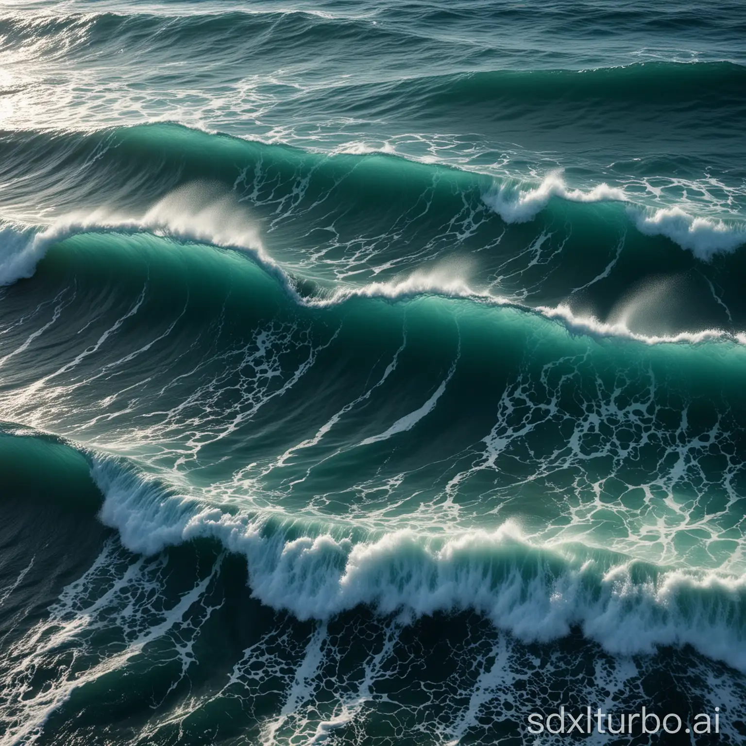 Cinematic-HighDefinition-Images-of-the-Deep-Blue-Sea-and-Surging-Waves