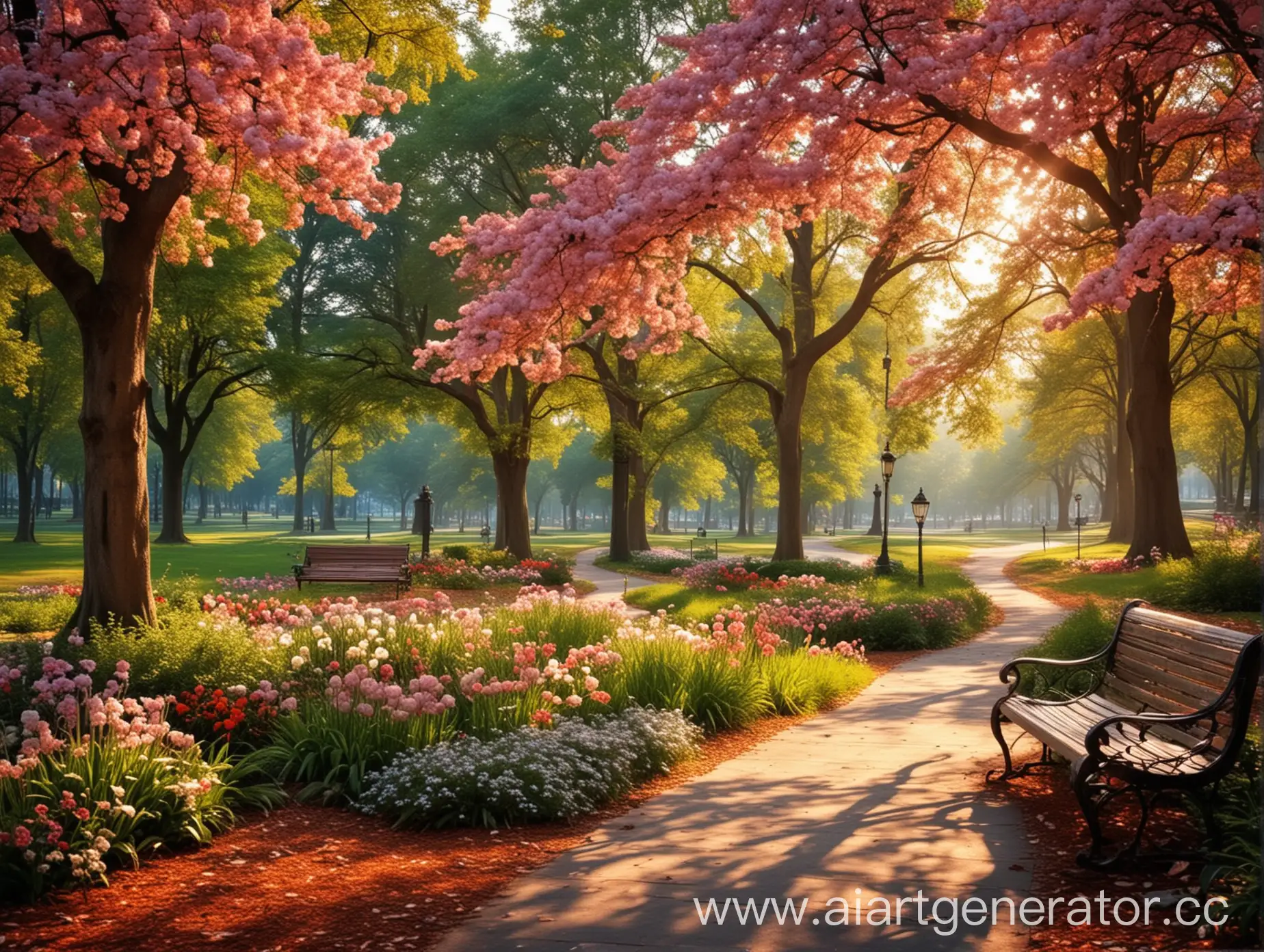 Serene-Spring-Landscape-with-Blossoming-Trees