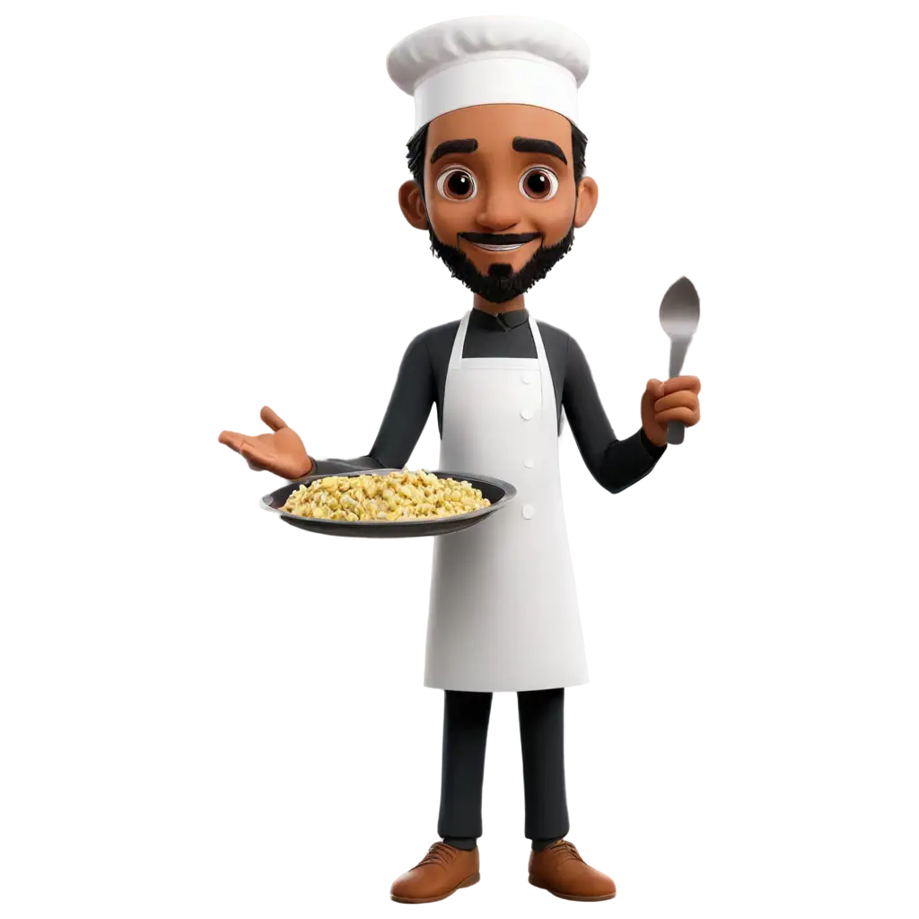 Muslim-Cartoon-Cooking-PNG-Image-Create-a-Vibrant-Illustration-of-Culinary-Creativity