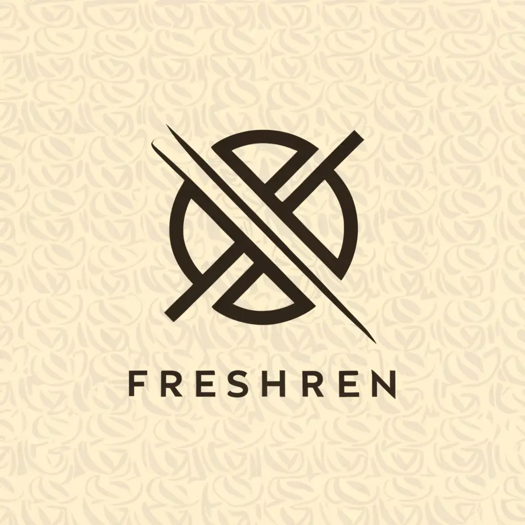 a logo design,with the text "FRESHREN", main symbol:FRESHREN,Moderate, clear background